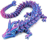 3D Printed Dragon With Egg Fidget Toy - Multiple Colours Simple Exclusive Purple